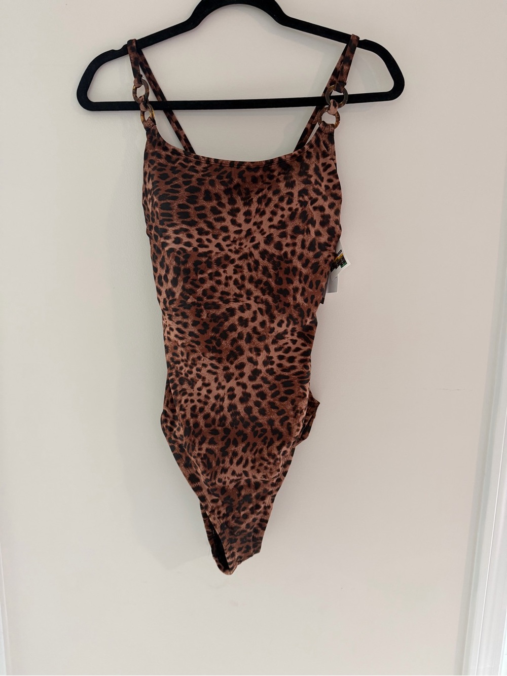 NWT Time and Tru Leopard Print One-Piece Swimsuit